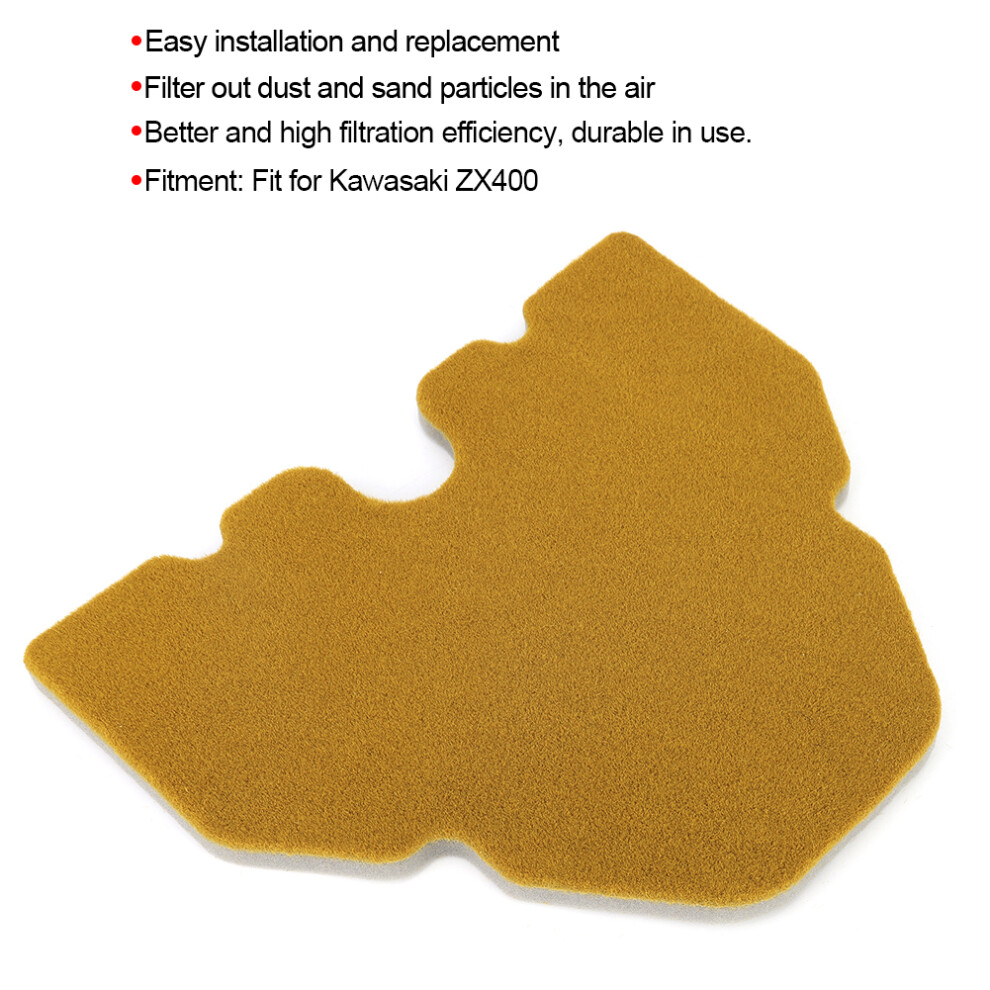 High Filtration Sponge Air Filter Cleaner For Kawasaki Zx400 4951362517247
