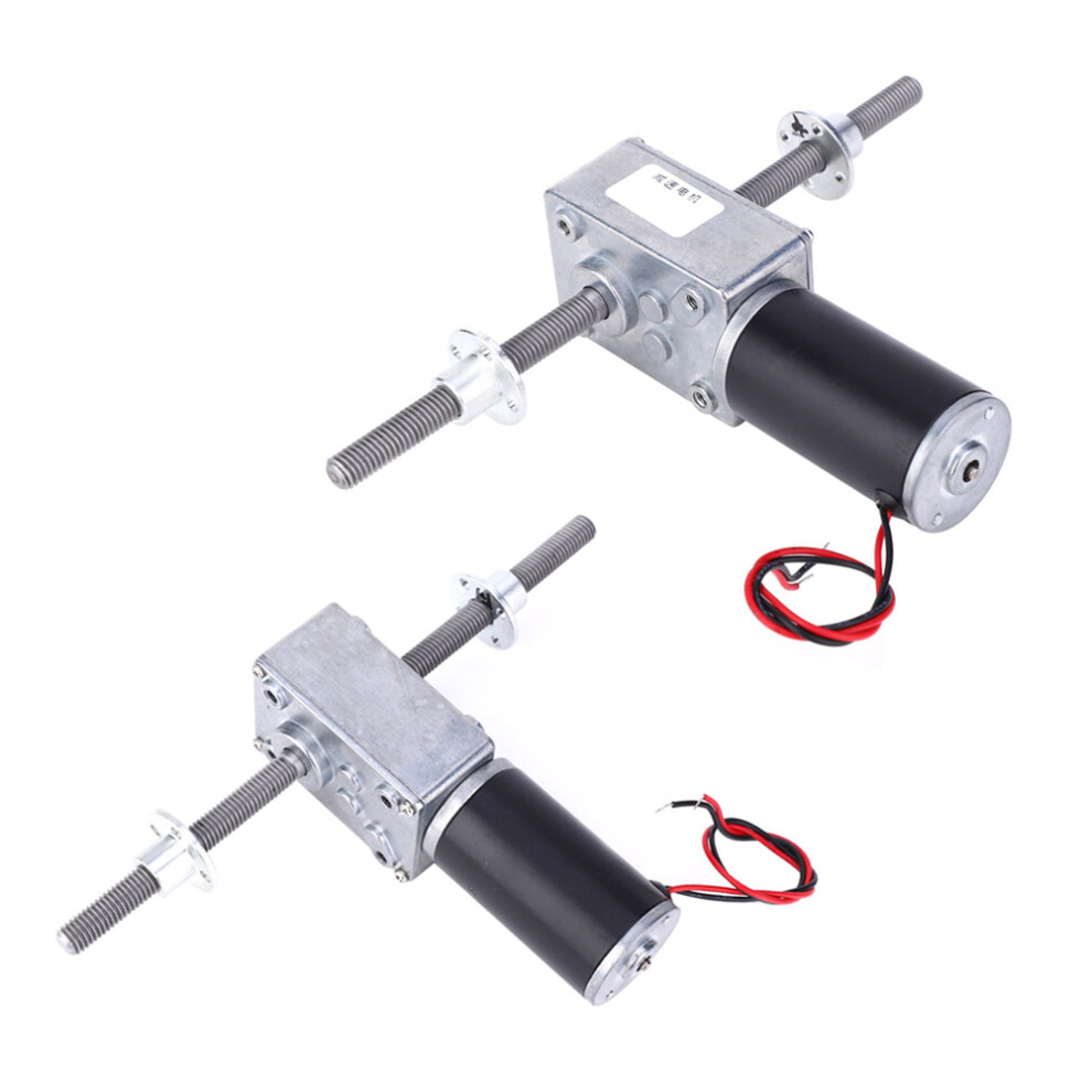 Versatile 2480 Worm Gear Motor Dual-Handed With M8 Shaft & Flange 7681362518681