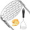 Effortless Mashing, Ergonomic Handle Provides A Comfortable Grip, Multi-Use For Various Cooking Needs 1