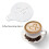 Στένσιλ καφέ για cappuccino latte καλλιτεχνικό σχεδιασμό, διακοσμητικά εργαλεία 5