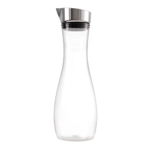 Jarra para bebidas de 1,2L, elegante garrafa de água com tampa para sucos e coquetéis, jarra de acrílico transparente para bebidas, ideal para