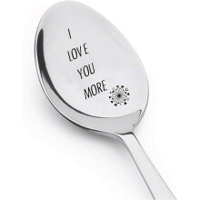 Romantisches Geschenk aus Edelstahllöffeln, hochwertige Materialien mit Gravur nach Industriestandard, perfektes Geschenk zum Valentinstag oder