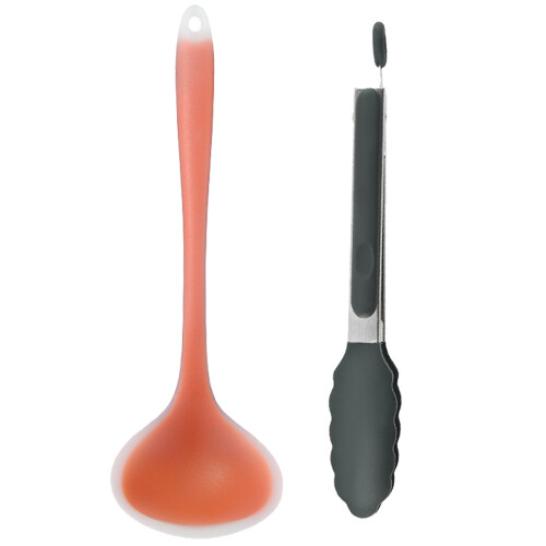Εργονομικό σετ κουταλών σιλικόνης, αντικολλητικές κουτάλες ασφαλείς για