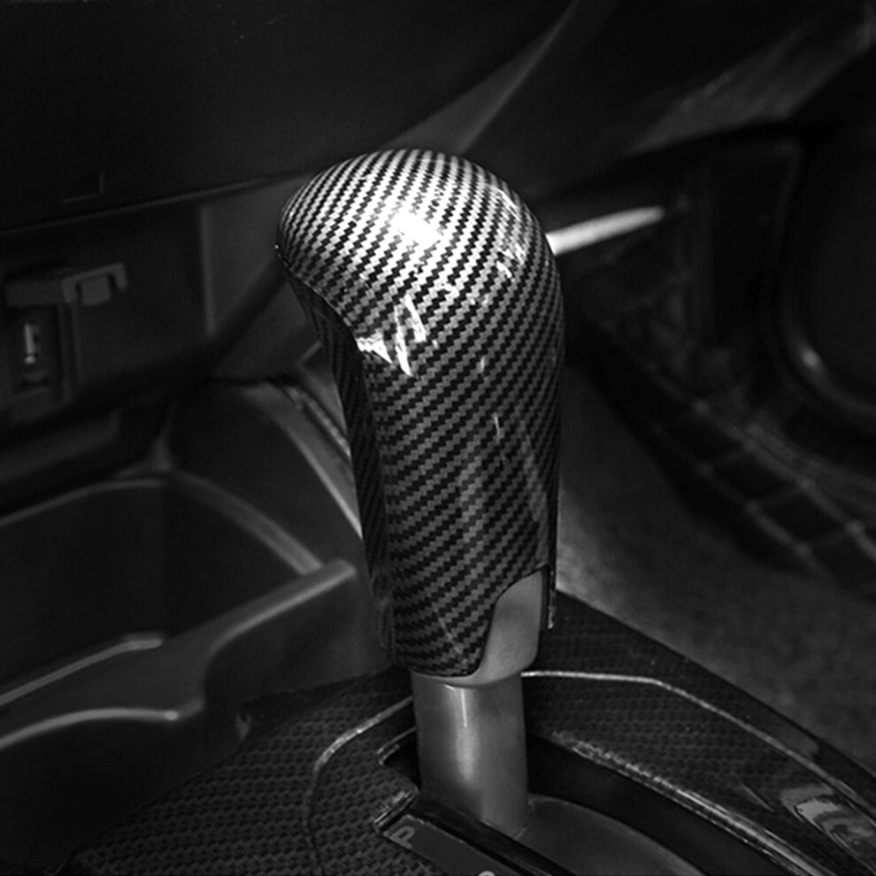 Carbon Fiber Gear Shift Knob Cover Fit For Honda Jazz Gk5 2015-2018 9381362520148