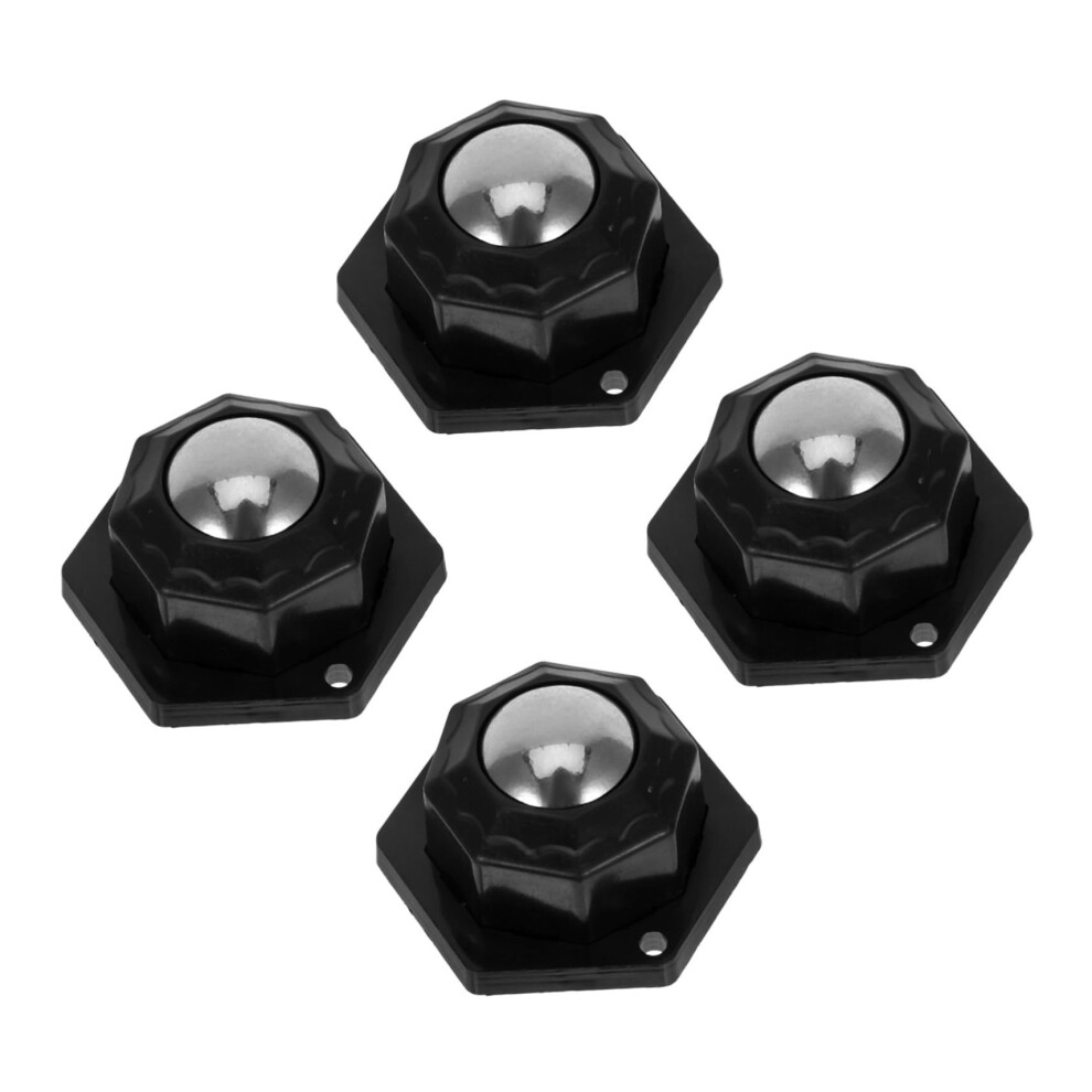 4Pcs Roller Transfer Bearings Small Caster Wheels Ball Rollers Casters For Furniture Wheelie Bin Laundry Basket 9323874043234