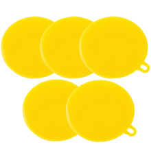 Esponja de cocina apta para lavavajillas, estropajo de silicona no abrasivo para una limpieza eficaz de tazas, vasos, ollas y sartenes.