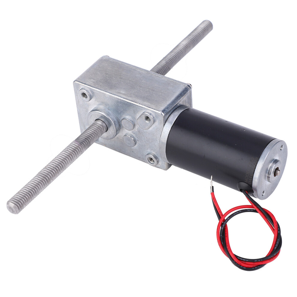 Compact Worm Gear Motor M8 Dual Shaft 670 Reduction For Robotics & Equipment 7661362520815