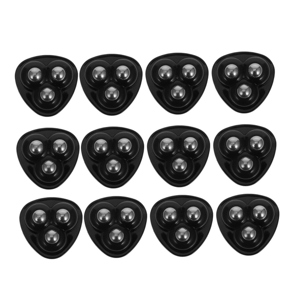12Pcs Self Adhesive Caster Wheels For Furniture Swivel Casters Balls Rotation Heavy Duty Adhesive Wheels 9067246818128