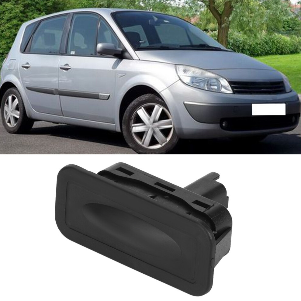 8200076256 Tailgate Boot Release Switch For Renault Clio, Captur, Megane (Black) Black 5011362522500