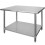 Table basse à fixation murale Budget Line avec étagère - 160 x 60 x 85 cm 1