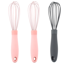 Professioneller Küchen-Schneebesen aus hitzebeständigem Silikon, ideal zum Mischen von Saucen und Desserts, aus hochwertigem, strapazierfähigem