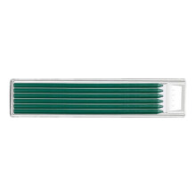 6Pieces Woodworking Pencil Refills 12cm Long 2.8mm For Architectural Drafting Marking Long Tip Automatic Green