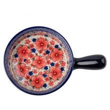 Ovenbestendige keramische ovenschaal met handvatten, magnetronbestendige ovenschaalset van 2, decoratieve ovenschaal in retrostijl met