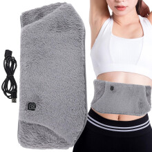 Portable Heating Pad,3-Levels Electric Warmer with Hand Pockets - Heating Pad for Low Back and Belly,for Menstrual Back Belly Abdominal Women Girl Mom