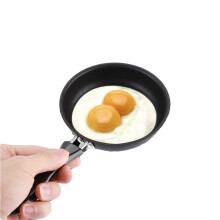 Pure Iron Delight, 12 cm Antihaft-Bratpfanne mit Dupont-Beschichtung, perfekt für ein einzelnes Ei oder Mini-Pfannkuchen, leicht zu reinigende,