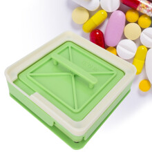 100 Holes Capsule Filler Plate 0# Grass Green ABS Manual Tool