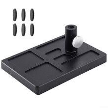 Fishing Accessory Fly Tying Pedestal Base Made of Wear Resistant Aluminum for Reliable Use