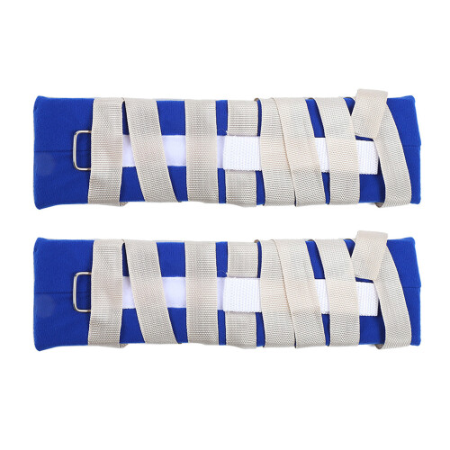 2pcs Cotton Limbs Restraint Straps, Bedridden Patient Fixing Belts 1