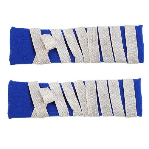 2pcs Cotton Limbs Restraint Straps, Bedridden Patient Fixing Belts 2