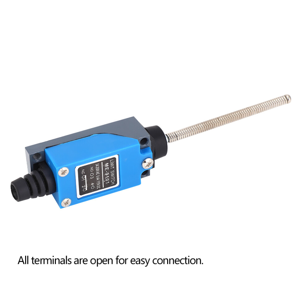 Adjustable Roller Lever Limit Switch Me-9101 250Vac 115Vdc 17.3X2.7x2.4cm 8451362526455