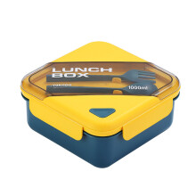 Sicherer und nachhaltiger Lunchbehälter, auslaufsicher mit Suppenbehälter, innovativem 2-Fächer-Design und Besteckset für gesunde Mahlzeiten