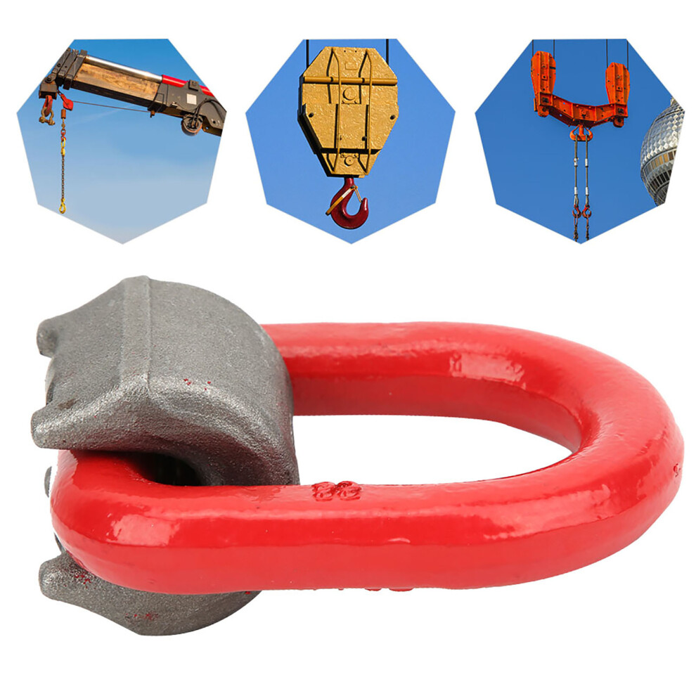 G80 Alloy Steel Forged D Ring Shackle 2 Ton Heavy Duty Load Lifting Shackles 3011362526814