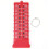 ABS Plastic Portable Golf Scoreboard 18 Holes Red Beads String 2