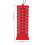 ABS Plastic Portable Golf Scoreboard 18 Holes Red Beads String 5
