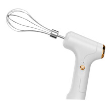 Batedeira elétrica de mão com bateria recarregável via USB, 3 velocidades para misturas personalizadas, design leve e fácil de usar, duas