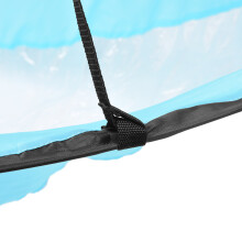 108cm Portable PVC Folding Wind Sail for Kayak Canoe Lake Blue