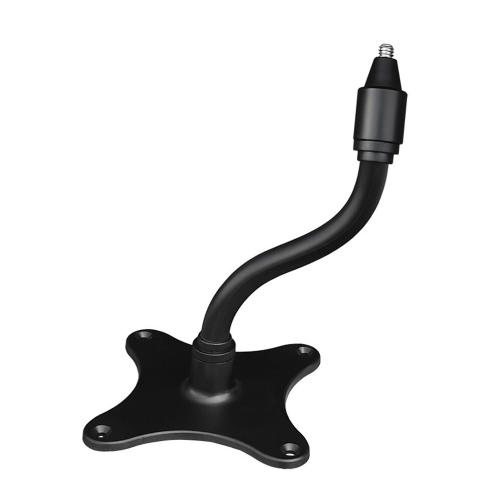 Flexible Corrosions Resistant 360 Degree Adjustable Outdoor Ceiling Mount Bracket For Security Camera Installation Pvc Abs Camera Bracket Black 9339159309438