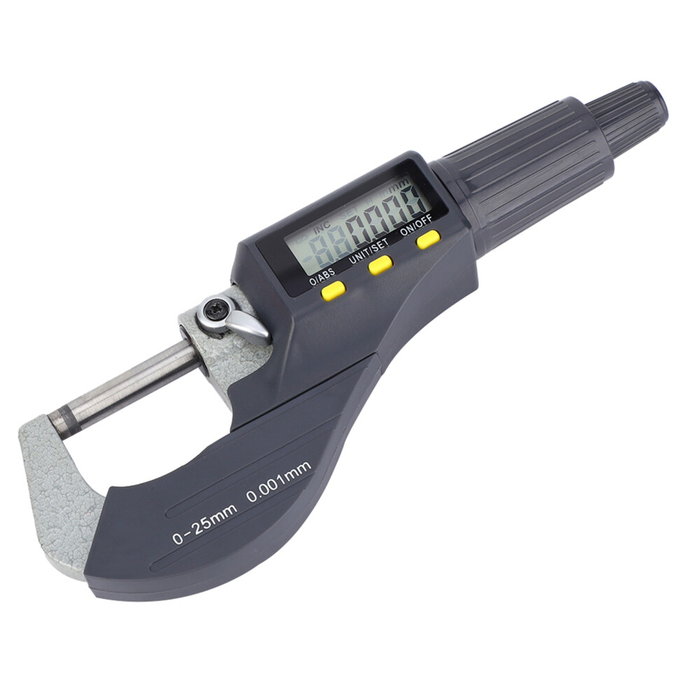 User-Friendly 0-25Mm Digital Micrometer 0.001Mm Resolution Lcd Screen 5001362530223