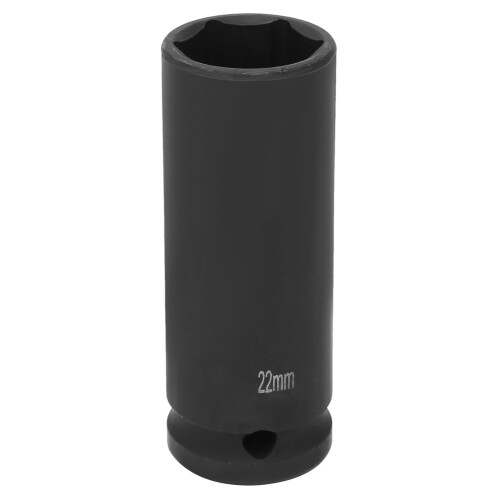 2-Key Impact Socket 1/2 Inch Drive 21/22/24mm Deep Metric Air Tool 1