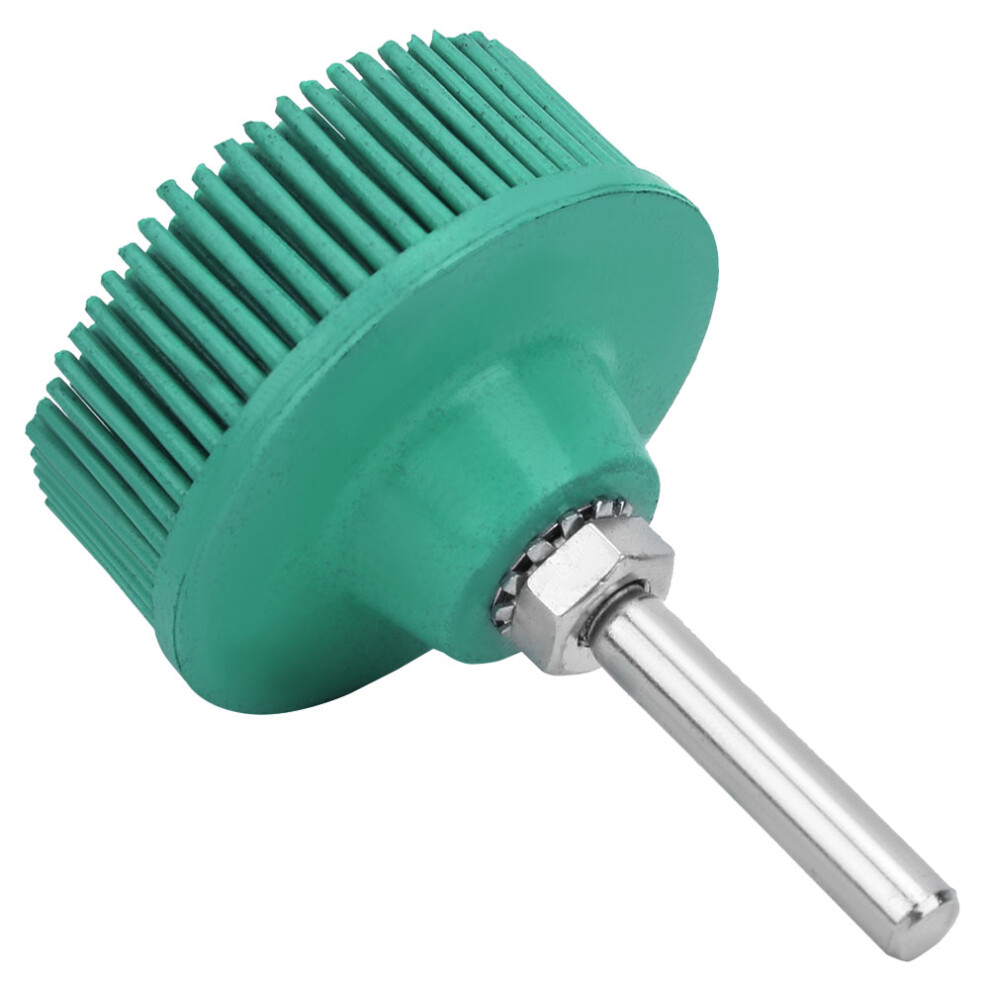 Green 2 Inch Rubber Bristle Disc For Fine Finishing Deburring & Grinding 8211362530353