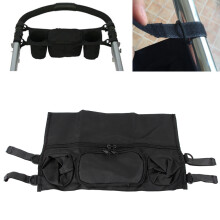 Pram Stroller Storage Tray for Kids Baby Bag with Cup & Bottle Holder