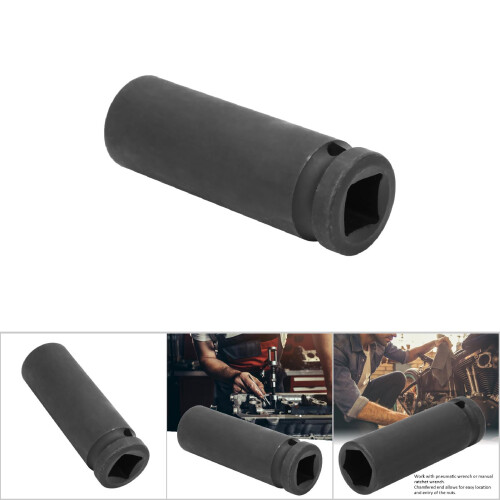 Durable 1/2" Drive Metric Deep Impact Socket Set 17/18/19mm 2