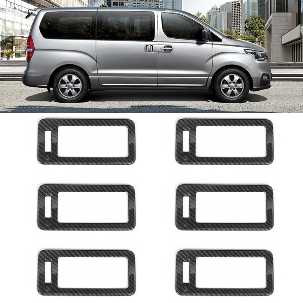 Rear Air Vent Frame Trim Cover For Hyundai Grand Starex H1 2019 Carbon Fiber 8401362531881