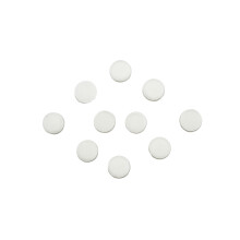 10 Stück weiche Gummistenker für Flöten mit offenen Löchern, Weiß