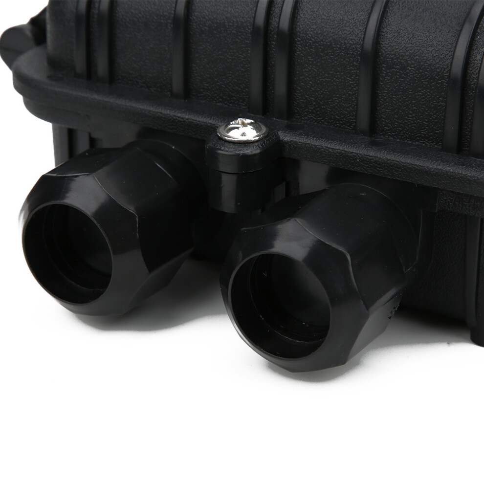 Fiber Optic Splice Box 24 Core Waterproof Ip68 Horizontal 1 In 1 Out Enclosure 3781362532275