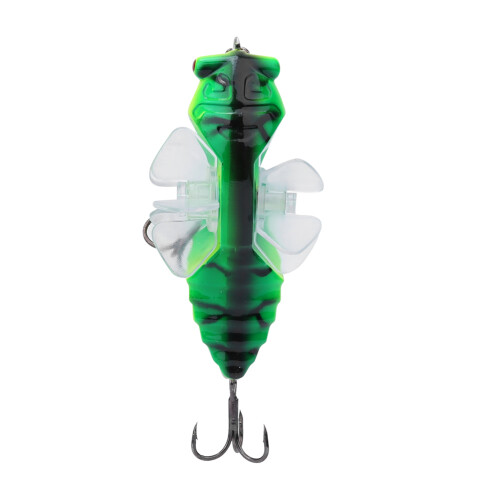 Hard Fish Lure Bionic Cicada 7.5cm with Rotating Propeller & Treble Hook 1