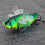 Hard Fish Lure Bionic Cicada 7.5cm with Rotating Propeller & Treble Hook 9