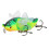 Hard Fish Lure Bionic Cicada 7.5cm with Rotating Propeller & Treble Hook 8