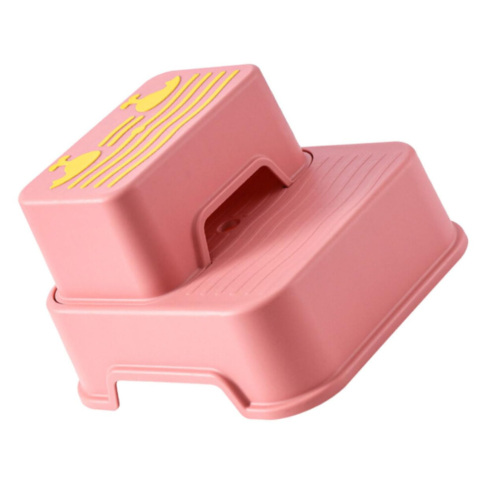 Bathroom Washing Footstool Boys and Girls Step Stool Slip Footstool for Toddlers Safe for Kitchen Bathroom