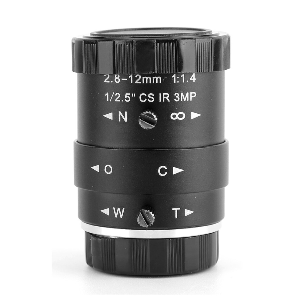 1080P Hd Cctv Camera Lens 2.8-12Mm F1.4 Aperture Black 8721362532634