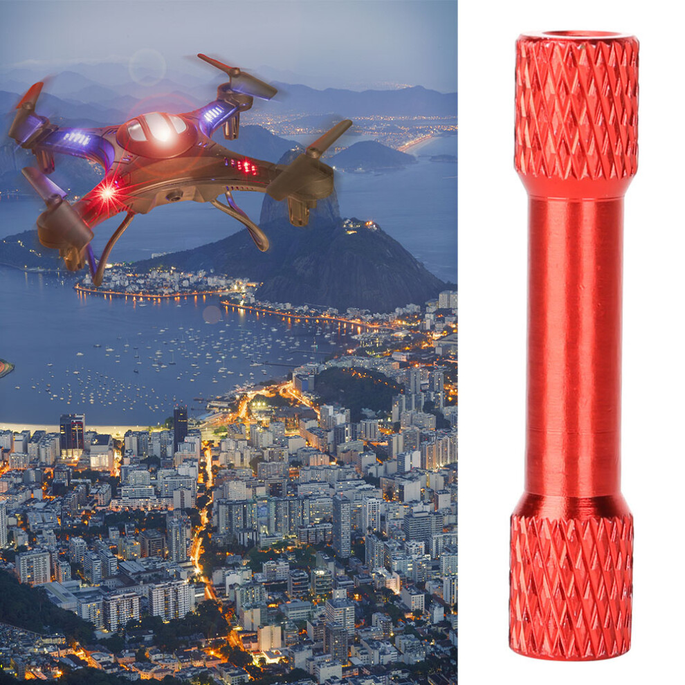 10 Pcs Anodized Aluminum M3x30mm Standoff For Drones, Deep Red 9301362533474