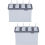 Μηχανές παγωτού σε σχήμα κυματιστού για σπιτικά παγωτά, καλούπια σιλικόνης χωρίς 1