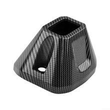Carbon Fiber Black Motorcycle Exhaust Cover for Click 125 150(Carbon fiber)