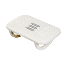 Office Foot Rest Under Desk Foot Nursing Stool for Computer Desk Home Office White 37.5x23x12 cm