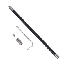Camera Rod Stainless Steel Threaded Security 1/4inch Selfie Stick For Dynamic Photography Stainless Steel Carbon Fiber Camera L321mm