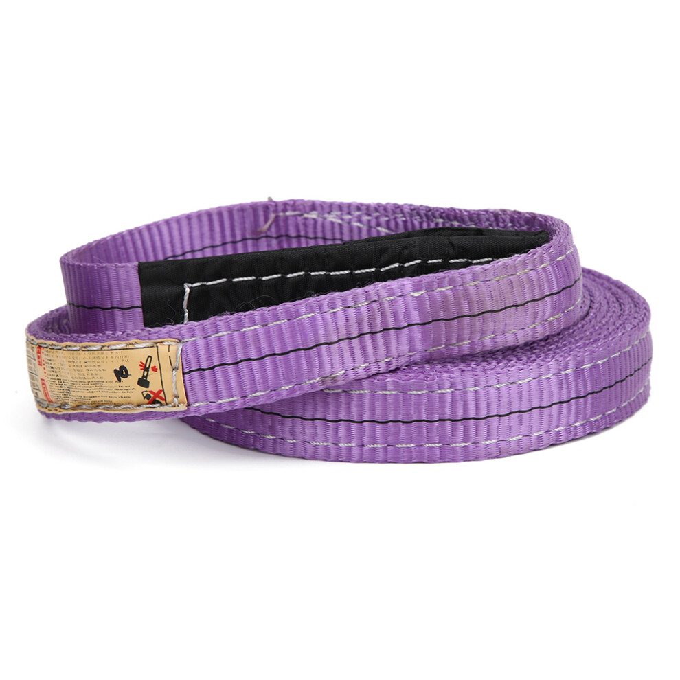 Polyester 5M 30Mm Lifting Sling 30 Ton Crane Webbing Purple 8761362537543